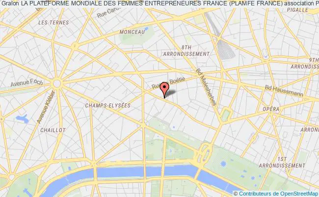 plan association La Plateforme Mondiale Des Femmes Entrepreneures France (plamfe France) Paris