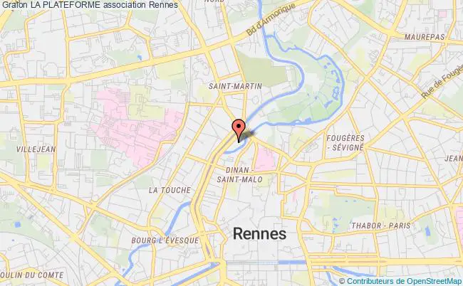 plan association La Plateforme Rennes