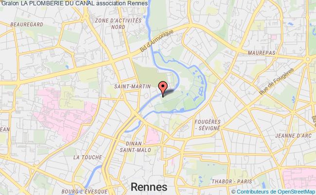 plan association La Plomberie Du Canal Rennes