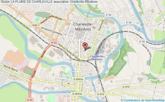 plan association La Plume De Charleville Charleville-Mézières