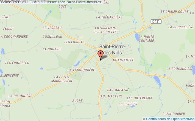 plan association La Poote Papote Saint-Pierre-des-Nids