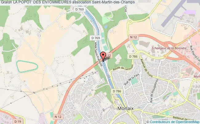 plan association La Popot' Des Entommeures Saint-Martin-des-Champs