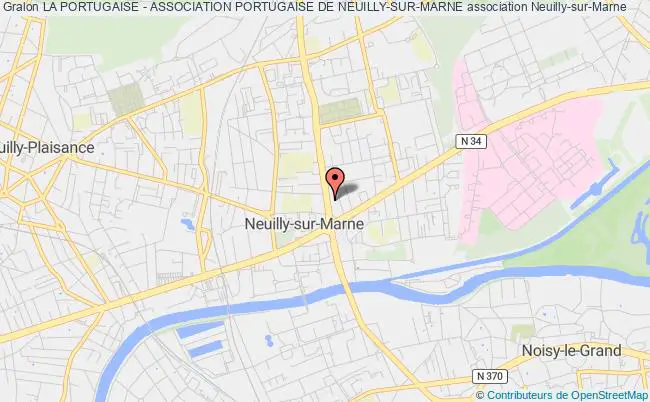 plan association La Portugaise - Association Portugaise De Neuilly-sur-marne Neuilly-sur-Marne