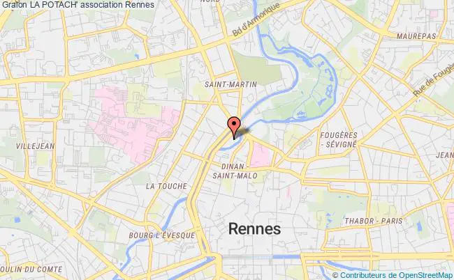 plan association La Potach' Rennes