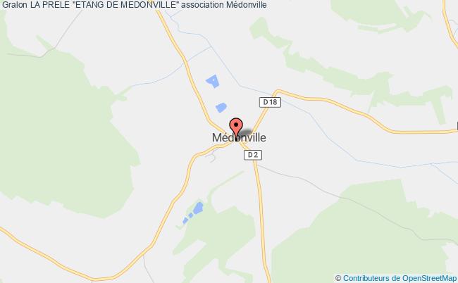 plan association La Prele "etang De Medonville" Médonville