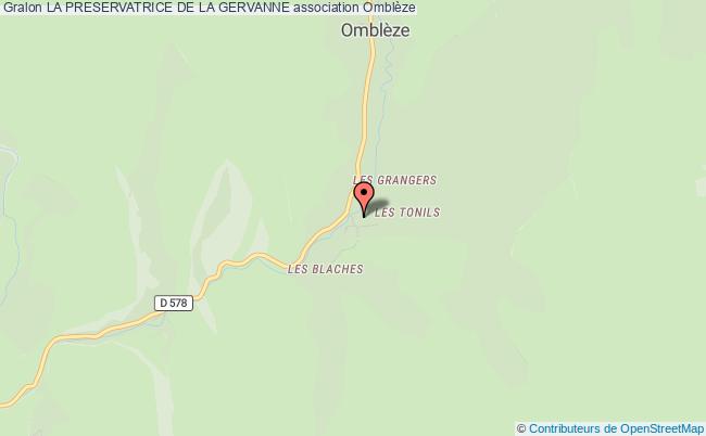 LA PRESERVATRICE DE LA GERVANNE