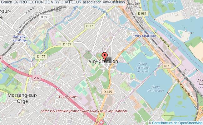plan association La Protection De Viry Chatillon Viry-Châtillon