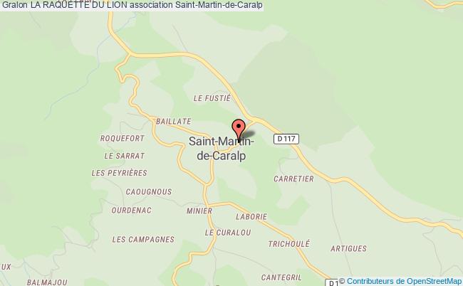 plan association La Raquette Du Lion Saint-Martin-de-Caralp