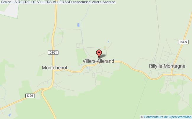 plan association La Recre De Villers-allerand Villers-Allerand