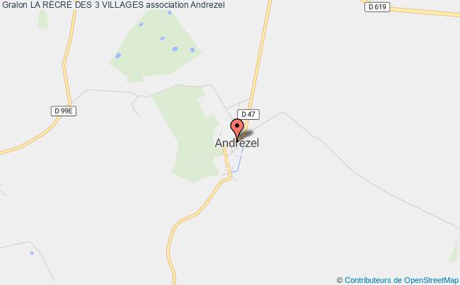 plan association La RÉcrÉ Des 3 Villages Andrezel