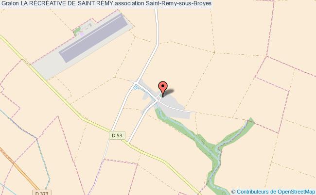 plan association La RÉcrÉative De Saint RÉmy Saint-Remy-sous-Broyes