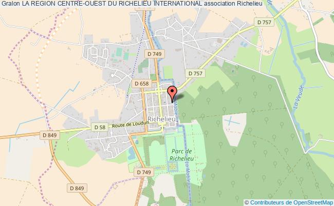 plan association La Region Centre-ouest Du Richelieu International Richelieu