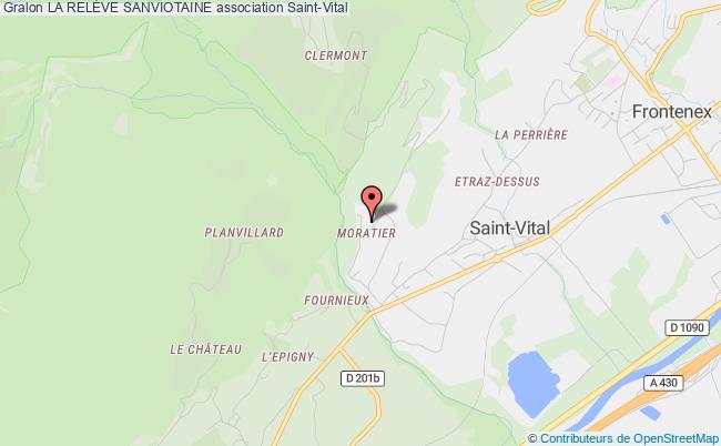 plan association La RelÈve Sanviotaine Saint-Vital