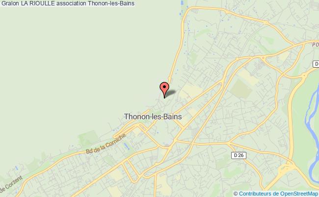 plan association La Rioulle Thonon-les-Bains