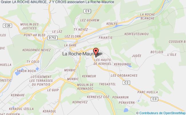 plan association La Roche-maurice, J' Y Crois La    Roche-Maurice