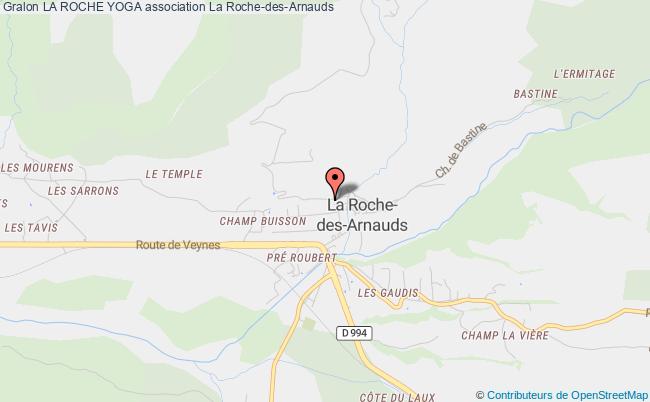 plan association La Roche Yoga Roche-des-Arnauds