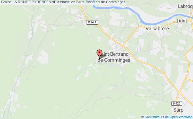 plan association La Ronde Pyreneenne Saint-Bertrand-de-Comminges