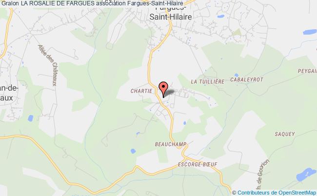 plan association La Rosalie De Fargues Fargues-Saint-Hilaire