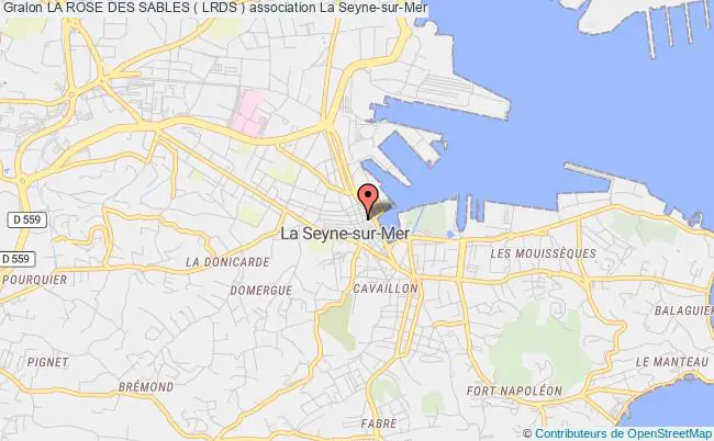 plan association La Rose Des Sables ( Lrds ) La Seyne-sur-Mer