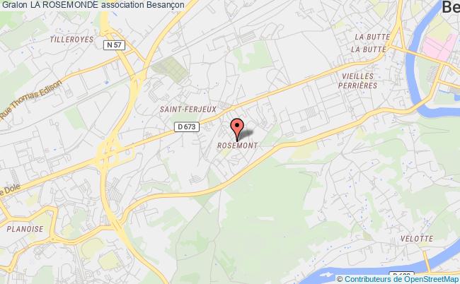 plan association La Rosemonde Besançon