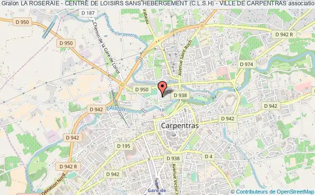 plan association La Roseraie - Centre De Loisirs Sans Hebergement (c.l.s.h) - Ville De Carpentras Carpentras