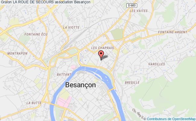 plan association La Roue De Secours Besançon