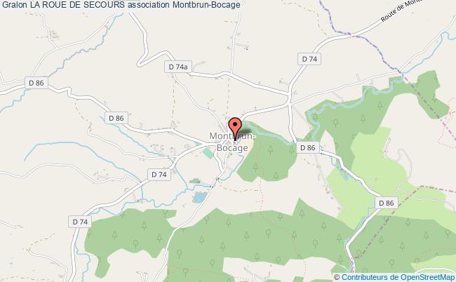 plan association La Roue De Secours Montbrun-Bocage