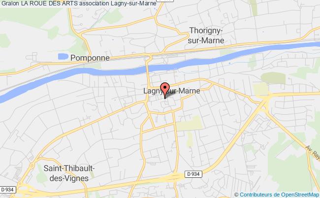 plan association La Roue Des Arts Lagny-sur-Marne