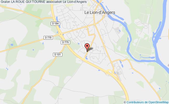 plan association La Roue Qui Tourne Le Lion d'Angers