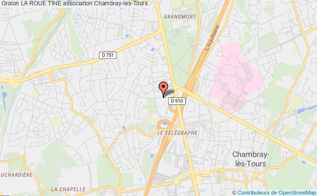 plan association La Roue Tine Chambray-lès-Tours