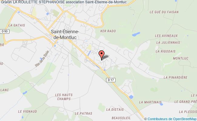 plan association La Roulette StÉphanoise Saint-Étienne-de-Montluc