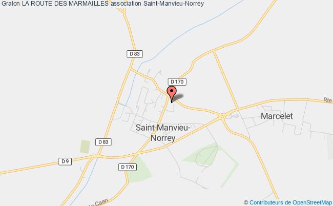 plan association La Route Des Marmailles Saint-Manvieu-Norrey