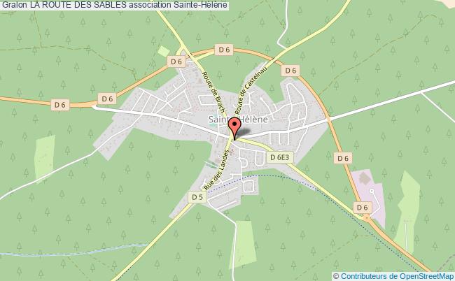 plan association La Route Des Sables Sainte-Hélène