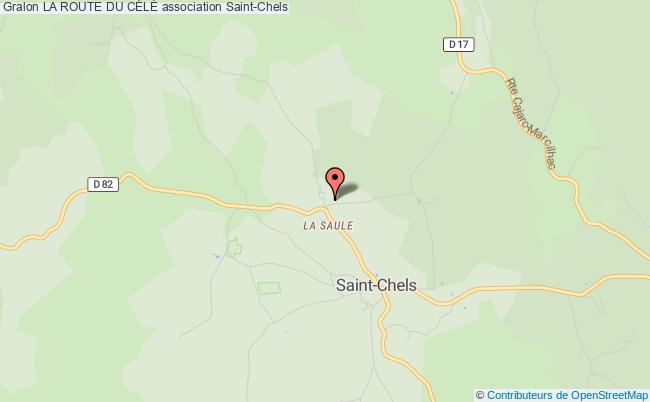 plan association La Route Du CÉlÉ Saint-Chels