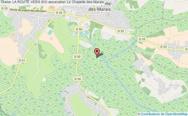 plan association La Route Vers Soi La Chapelle-des-Marais