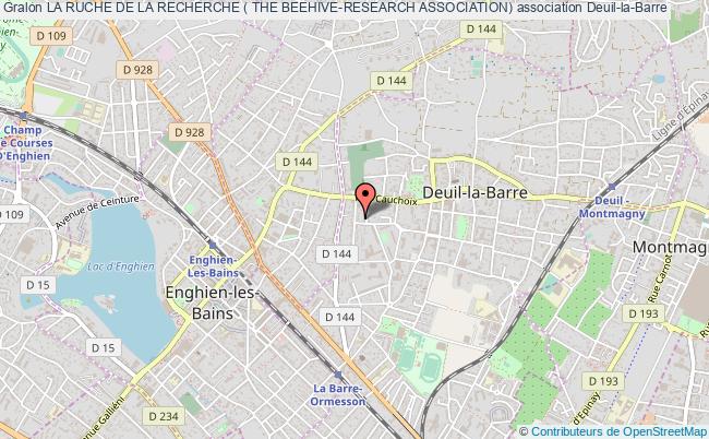 plan association La Ruche De La Recherche ( The Beehive-research Association) Deuil-la-Barre