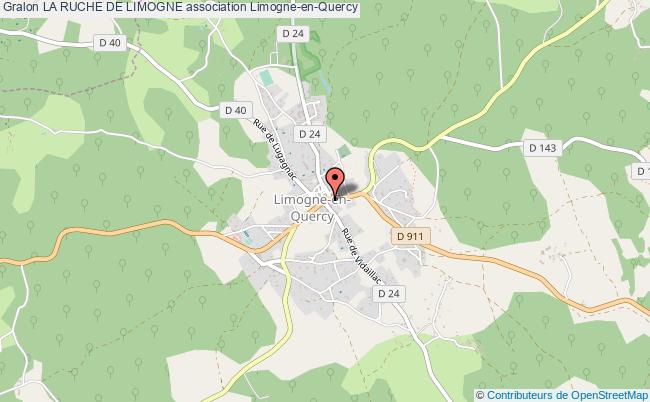 plan association La Ruche De Limogne Limogne-en-Quercy