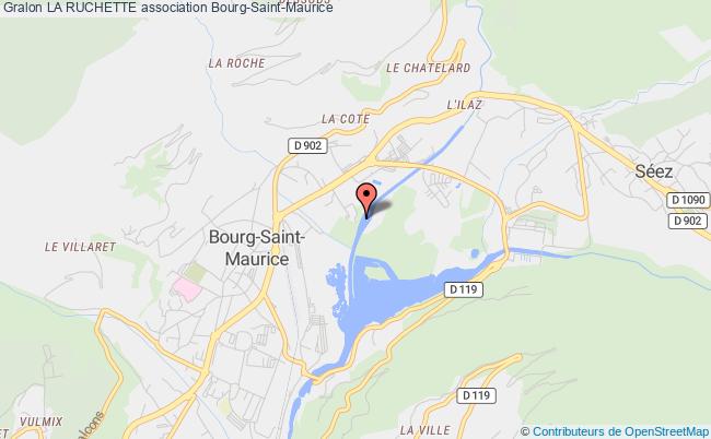 plan association La Ruchette Bourg-Saint-Maurice