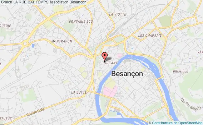 plan association La Rue Bat'temps Besançon