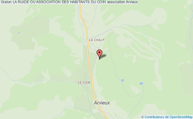 LA RUIDE OU ASSOCIATION DES HABITANTS DU COIN