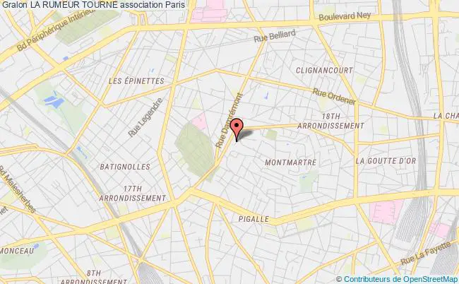plan association La Rumeur Tourne Paris