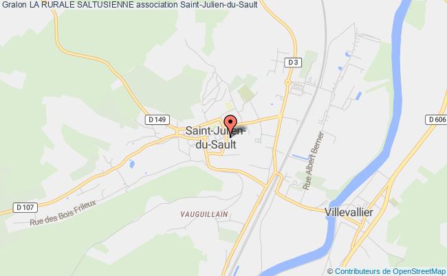 plan association La Rurale Saltusienne Saint-Julien-du-Sault