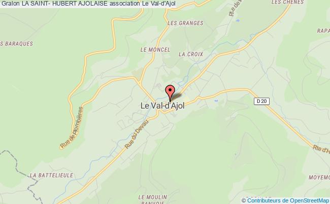 plan association La Saint- Hubert Ajolaise Le Val-d'Ajol