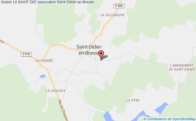 plan association La Saint Did' Saint-Didier-en-Bresse
