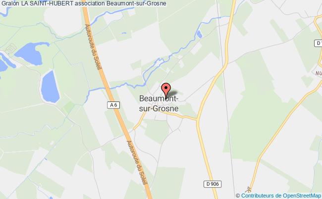 plan association La Saint-hubert Beaumont-sur-Grosne