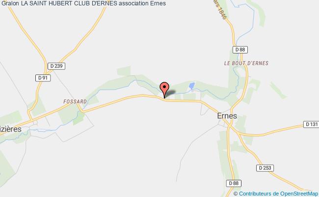 plan association La Saint Hubert Club D'ernes Ernes