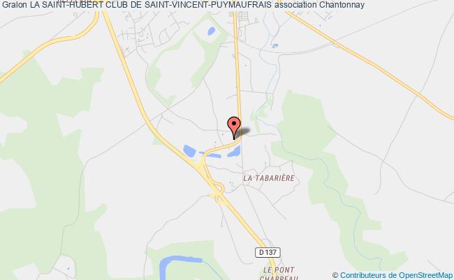 plan association La Saint-hubert Club De Saint-vincent-puymaufrais Chantonnay