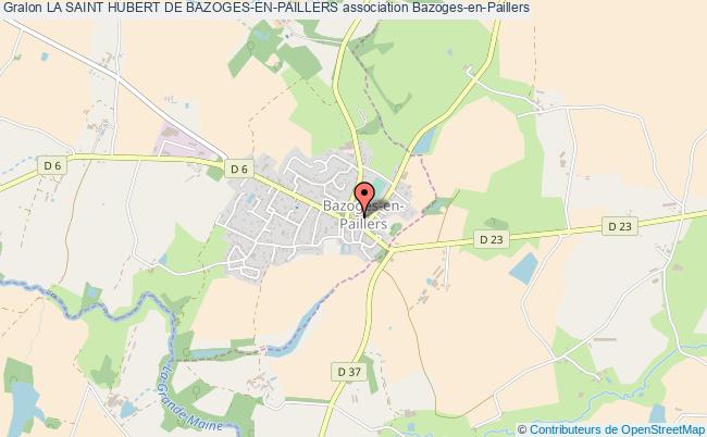 plan association La Saint Hubert De Bazoges-en-paillers Bazoges-en-Paillers