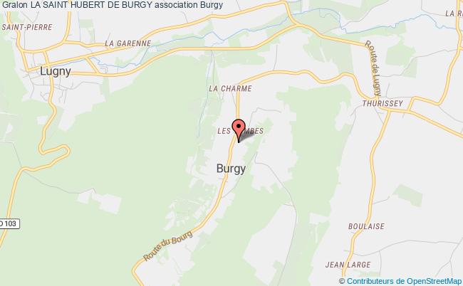 plan association La Saint Hubert De Burgy Burgy