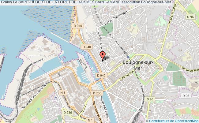 plan association La Saint-hubert De La Foret De Raismes Saint-amand Boulogne-sur-Mer